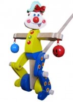 Развивающие игрушки - Деревянная игрушка каталка Бим-Бом